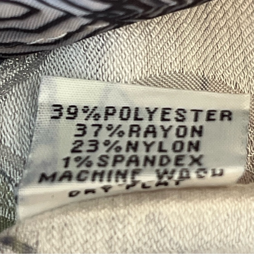 Anthropologie Lapis Pale Pink Blue & Gray Strapless Print Sundress or Skirt OS - Picture 10 of 11